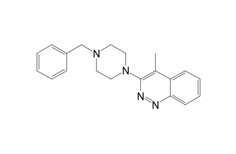 3-(4-BENZYLPIPERAZIN-1-YL)-4-METHYL-CINNOLINE
