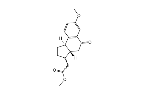 1,2,3a,4,5,trans-9b-HEXAHYDRO-7-METHOXY-5-OXO-3H-BENZ[e]INDENE-DELTA^3^,^alpha-ACETIC ACID, METHYL ESTER