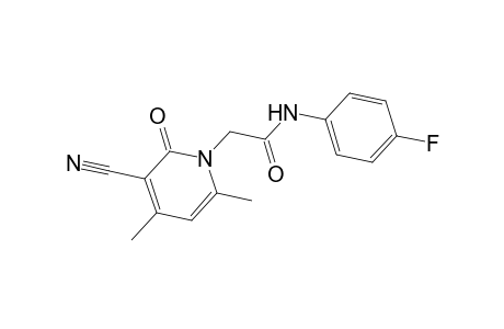 1-Pyridineacetamide, 3-cyano-N-(4-fluorophenyl)-1,2-dihydro-4,6-dimethyl-2-oxo-