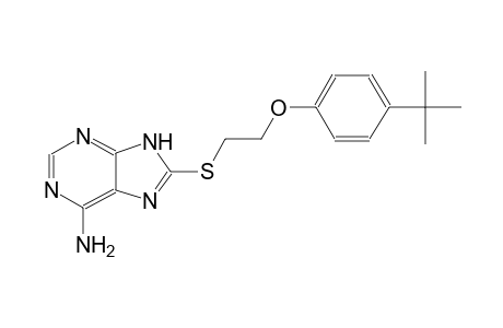 8-([2-(4-tert-Butylphenoxy)ethyl]sulfanyl)-9H-purin-6-amine