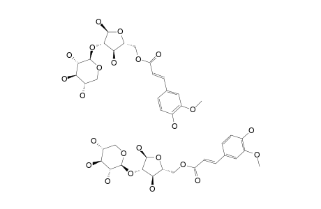 2-O-BETA-D-XYLOPYRANOSYL-(5-O-FERULOYL)-BETA-L-ARABINOFURANOSIDE