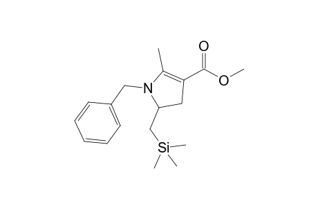 1-Benzyl-2-methyl-5-(trimethylsilylmethyl)-2-pyrroline-3-carboxylic acid methyl ester