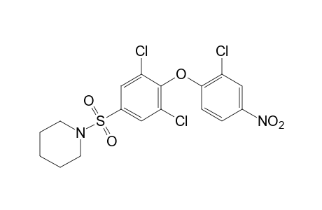 1-{[4-(2-chloro-4-nitrophenoxy)-3,5-dichlorophenyl]sulfonyl}piperidine