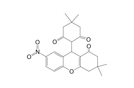2-(1-keto-3,3-dimethyl-7-nitro-4,9-dihydro-2H-xanthen-9-yl)-5,5-dimethyl-cyclohexane-1,3-quinone