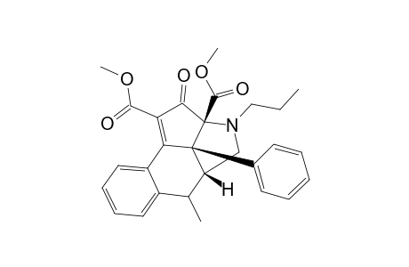 5-METHYL-2-OXO-9C-PHENYL-3-PROPYL-2,3,4,4A,5,9C-HEXAHYDRO-3-AZA-PENTALENO-[1,6-AB]-NAPHTHALENE-1,2A-DICARBOXYLIC-ACID-DIMETHYLESTER