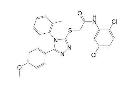 N-(2,5-dichlorophenyl)-2-{[5-(4-methoxyphenyl)-4-(2-methylphenyl)-4H-1,2,4-triazol-3-yl]sulfanyl}acetamide