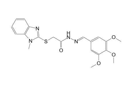 acetic acid, [(1-methyl-1H-benzimidazol-2-yl)thio]-, 2-[(E)-(3,4,5-trimethoxyphenyl)methylidene]hydrazide
