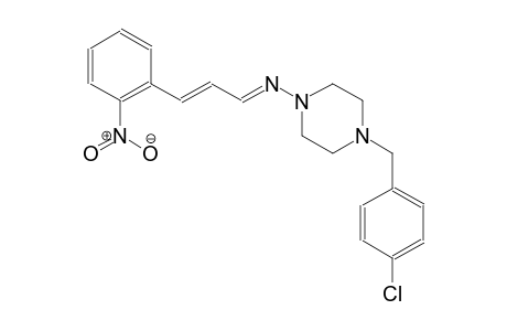 1-piperazinamine, 4-[(4-chlorophenyl)methyl]-N-[(E,2E)-3-(2-nitrophenyl)-2-propenylidene]-
