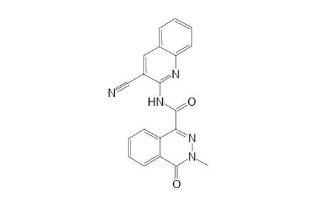 N-(3-cyanoquinolin-2-yl)-3-methyl-4-oxo-3,4-dihydrophthalazine-1-carboxamide