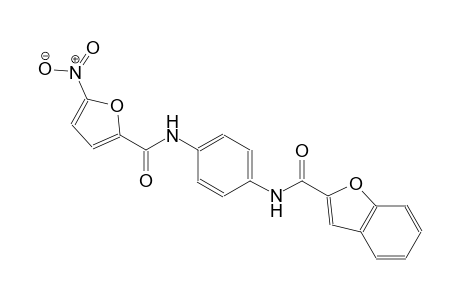 N-{4-[(5-nitro-2-furoyl)amino]phenyl}-1-benzofuran-2-carboxamide