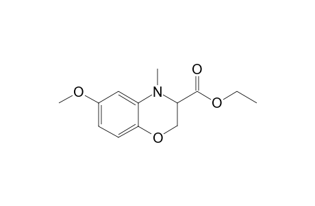 ETHYL-3,4-DIHYDRO-4-METHYL-6-METHOXY-2H-1,4-BENZOXAZINE-3-CARBOXYLATE