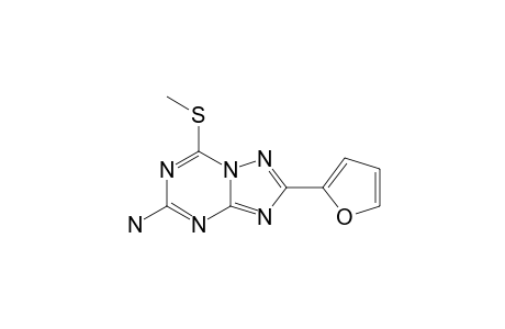 5-AMINO-2-(2-FURYL)-7-METHYLSULFANYL-[1,2,4]-TRIAZOLO-[1,5-A]-[1,3,5]-TRIAZINE