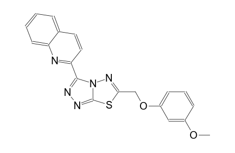 quinoline, 2-[6-[(3-methoxyphenoxy)methyl][1,2,4]triazolo[3,4-b][1,3,4]thiadiazol-3-yl]-