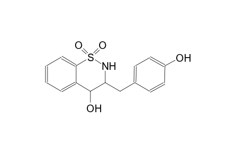 2H-1,2-benzothiazin-4-ol, 3,4-dihydro-3-[(4-hydroxyphenyl)methyl]-, 1,1-dioxide