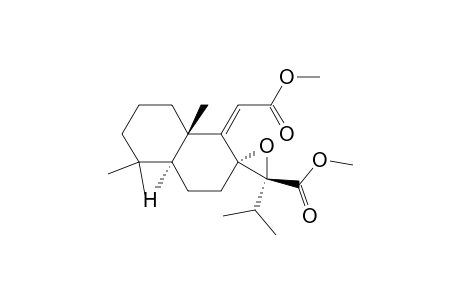 Dimethyl 8(14)-epoxy-12,13-secototara-9(11)-ene-12,13-dioate