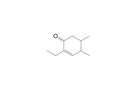 2-ethyl-4,5-dimethylcyclohex-2-en-1-one