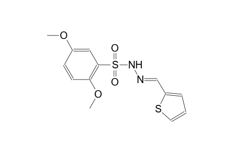 2,5-dimethoxy-N'-[(E)-2-thienylmethylidene]benzenesulfonohydrazide