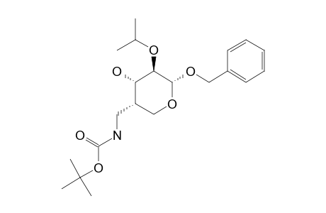 BENZYL-4-C-[(TERT.-BUTOXYCARBONYL)-AMINO]-METHYL-4-DEOXY-2-O-ISOPROPYL-ALPHA-D-ARABINOPYRANOSIDE