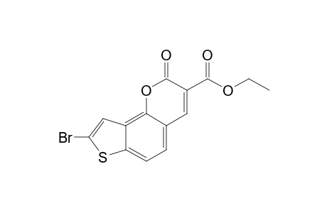 ETHYL-8-BROMO-2-OXO-2H-THIENO-[2,3-H]-[1]-BENZOPYRAN-3-CARBOXYLATE