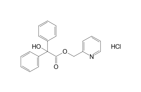 benzilic acid, (2-pyridyl)methyl ester, hydrochloride