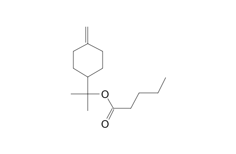 1-Methyl-1-(4-methylenecyclohexyl)ethyl pentanoate