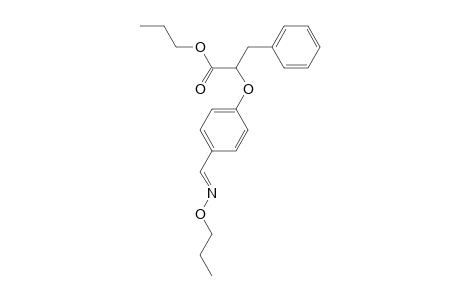 Propyl 2-[4-(propoxyimino-methyl)phenoxy]-3-phenylpropanoate
