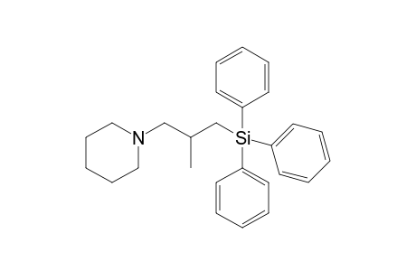 N-(2-Methyl-3-(triphenylsilyl)propyl)piperidine