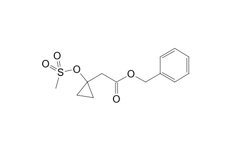 Benzyl 2-(1'-Mesyloxycyclopropyl)acetate