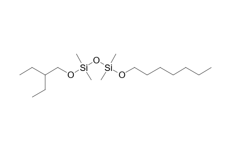 Silane, dimethyl(dimethyl(2-ethylbutoxy)silyloxy)heptyloxy-