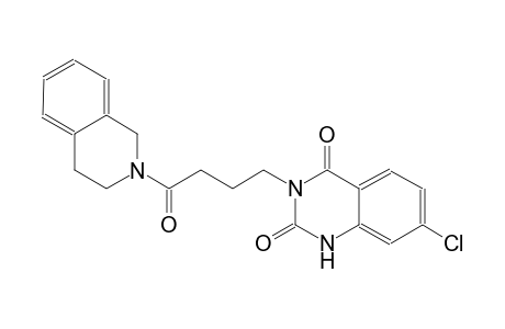 7-chloro-3-[4-(3,4-dihydro-2(1H)-isoquinolinyl)-4-oxobutyl]-2,4(1H,3H)-quinazolinedione