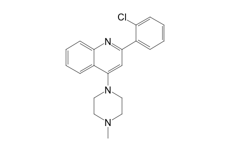 2-(2-Chlorophenyl)-4-(N-methylpiperazino)quinoline