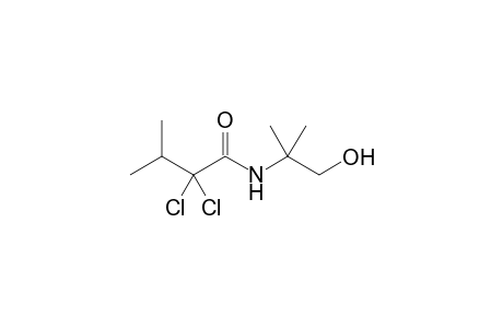 2,2-bis(chloranyl)-3-methyl-N-(2-methyl-1-oxidanyl-propan-2-yl)butanamide