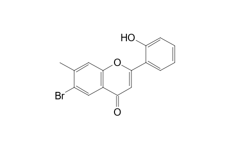 6-Bromo-7-methyl-2-(2-hydroxyphenyl)chromone