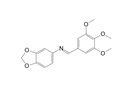 3,4-(methylenedioxy)-N-(3,4,5-trimethoxybenzylidene)aniline