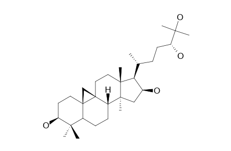 CYClOFOETIGENIN-A;CYClOARTANE-3-BETA,16-BETA,24(S),25-TETROL