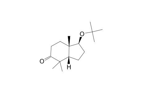 (1S,3aS,7aS)-1-tert-butoxy-4,4,7a-trimethyl-1,2,3,3a,6,7-hexahydroinden-5-one