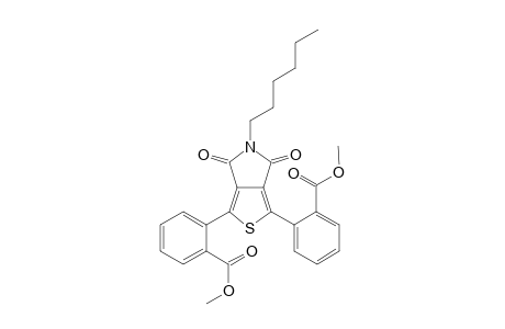 Dimethyl 2,2'-(5-hexyl-4,6-dioxo-5,6-dihydro-4H-thieno[3,4-c]pyrrole-1,3-diyl)dibenzoate