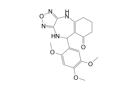 4H-[1,2,5]oxadiazolo[3,4-b][1,4]benzodiazepin-8(5H)-one, 6,7,9,10-tetrahydro-9-(2,4,5-trimethoxyphenyl)-