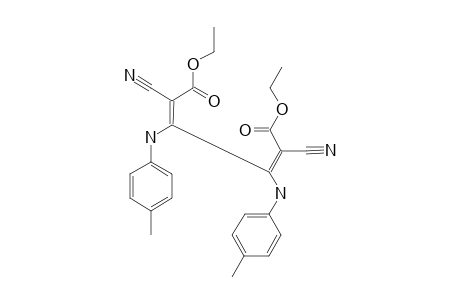 (Z,Z)-1,4-DICYANO-2,3-DI-(PARA-TOLYL)-AMINOBUTADIENE-1,4-DICARBOXYLIC-ACID-DIETHYLESTER