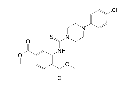 1,4-benzenedicarboxylic acid, 2-[[[4-(4-chlorophenyl)-1-piperazinyl]carbonothioyl]amino]-, dimethyl ester