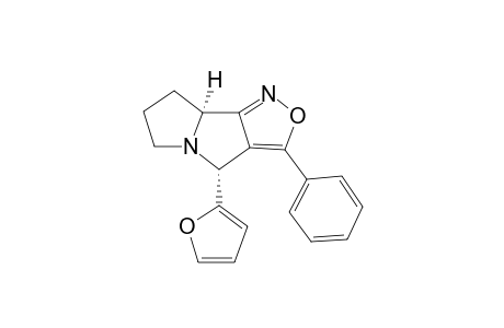 (4R,8aS)-4-(furan-2-yl)-3-phenyl-6,7,8,8a-tetrahydro-4H-isoxazolo-[3,4-a]pyrrolizine