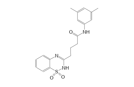 N-(3,5-dimethylphenyl)-4-(1,1-dioxido-2H-1,2,4-benzothiadiazin-3-yl)butanamide