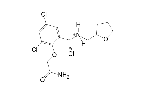 2-furanmethanaminium, N-[[2-(2-amino-2-oxoethoxy)-3,5-dichlorophenyl]methyl]tetrahydro-, chloride