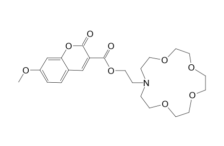 7-METHOXY-2-OXO-2H-CHROMENE-3-CARBOXYLIC-ACID-2-(1,4,7,10-TETRAOXA-13-AZA-CYCLOPENTADEC-13-YL)-ETHYLESTER