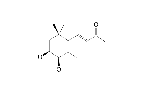 (E)-4-[(3R,4S)-3,4-dihydroxy-2,6,6-trimethyl-1-cyclohexenyl]but-3-en-2-one