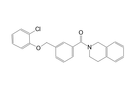 2-{3-[(2-chlorophenoxy)methyl]benzoyl}-1,2,3,4-tetrahydroisoquinoline