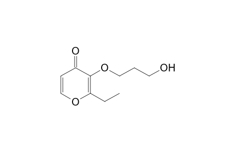 2-ethyl-3-(3-hydroxypropoxy)-4-pyranone