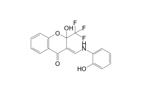 2-Hydroxy-3-[(2-hydroxyphenylamino)methylene]-2-(trifluoromethyl)chroman-4-one