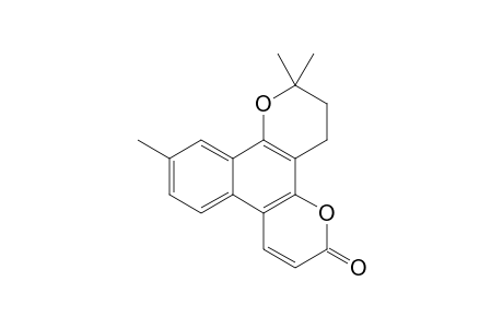 2,2,11-Trimethyl-3,4-dihydro-2H-benzo[f]pyrano[2,3-h]chromene-6-one