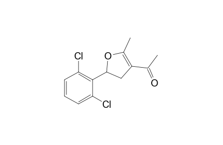 1-[5-(2,6-Dichlorophenyl)-2-methyl-4,5-dihydrofuran-3-yl]ethanone